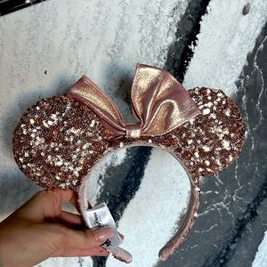 Rose gold Mickey Mouse ears